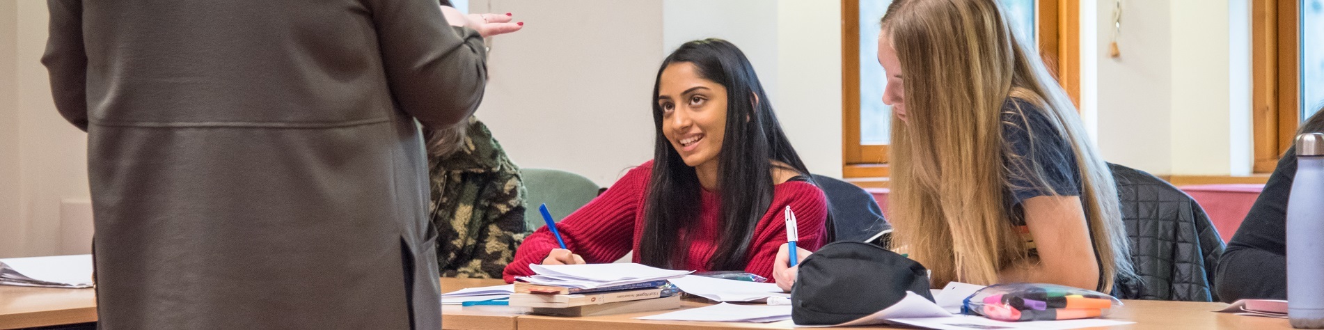 Students during an Inspiring Excellence course